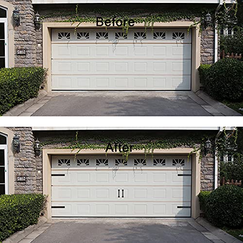 SHUAOWLLY Garage Door Decorative Hardware Accents Faux