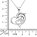 Angel caller Sterling Silver Dolphin Necklace Mother and Daughter Dolphin Gifts for Women, Christmas Gifts for Her