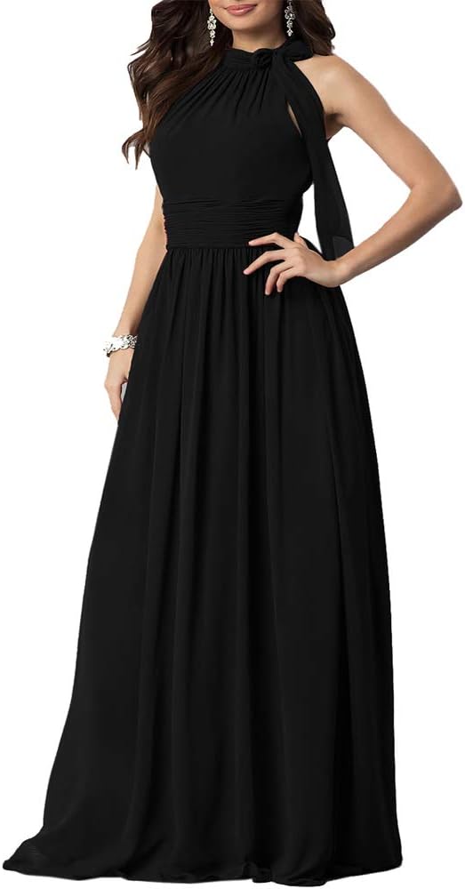 New Lace Long Chiffon Formal Evening Bridesmaid Dresses Maxi Party Ball Prom Gown Dress Plus Size