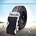 Belts Mens Leather Ratchet Comfort Cilp Adjustable Automatic Sliding Buckle Fashion Dress Belt 1.38 inches Width Black