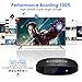 Kingbox Android TV Box 8.1 with 2.4G Voice Remote, K2 S Android Box with 2GB RAM 16GB ROM Quad-Core Support 4K (60Hz) Full HD/H.265 / 3D / WiFi Smart TV Box (Android TV System)