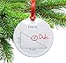 Find X Funny Math Ceramic Christmas Tree Ornament