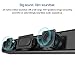 Soundbar, AKIXNO 3 EQ Mode 20W Home Theater Audio Speaker for TV, Wired & Wireless Bluetooth Stereo Sound Bar, Optical/RCA/Line-in Connection, Wall Mountable, Remote Control – 24-Inchthumb 4