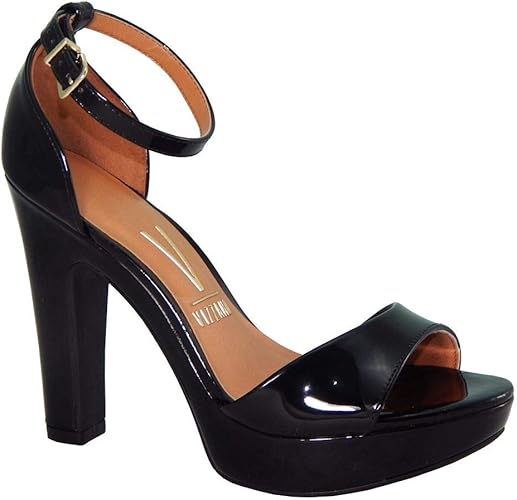 sandalia vizzano salto grosso meia pata