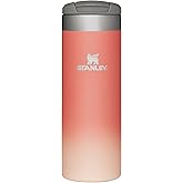 Stanley AeroLight Transit Bottle 16 oz Locking Drink Through Lid Leak Resistant Water Bottle or Coffee Travel Mug Lightweight Insulated Stainless Steel BPA-Free Grapefruit
