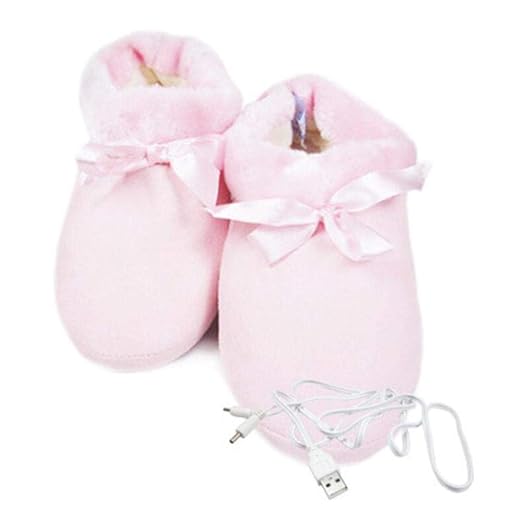 Brillie Zapatos Calientes Almohadilla térmica Zapatillas de casa ...