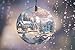 Trend Setters Thomas Kinkade Art High Country Christmas Starfire Prints Hanging Glass