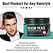Strong Hold Hair Wax, LuckyFine Hair Styling Clay, Hair Styling Pomade for Man, Unisex Clear Hair Wax for Thickened, Non-Greasy Water Soluble Textured Hair Mud Cream for Gift 4.23.oz
