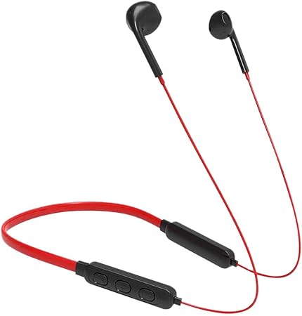 Amazon Co Jp Oupu イヤホン ワイヤレス Bluetooth 4 2 ネックバンド スポーツ ランニング ヘッドホン おしゃれ ファッション レッド 家電 カメラ