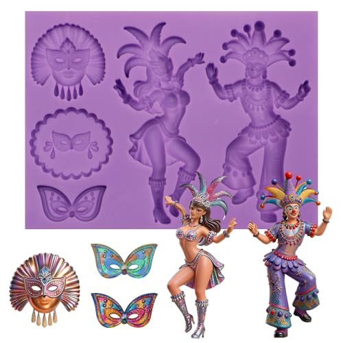 Silicone Mask Fondant Mold