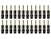 Sewell Pro Maestro Banana Plugs, 24K Gold Connectors, 12 Pair, 12 Pairs