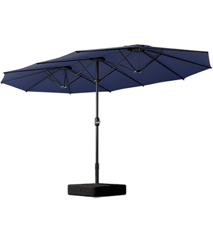13 foot offset patio umbrella Victoria 13-ft Octagonal Cantilever Patio Umbrella in Sunbrella Acryli –  Blue Wave Products