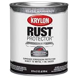 Krylon 69325 Rust Protector Hammered Paint Quarts Silver Hammer Quart Carvcbcavdeev