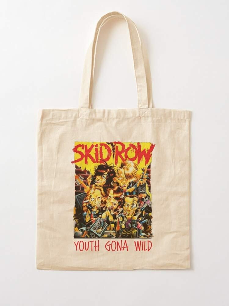 Bargaineddeals Hard 80S Row Hair Glam Heavy Metal Donrafael Skid Tote