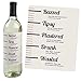 Sip Happens - Funny Gift for Women - Wine Bottle Label Stickers - Set of 4