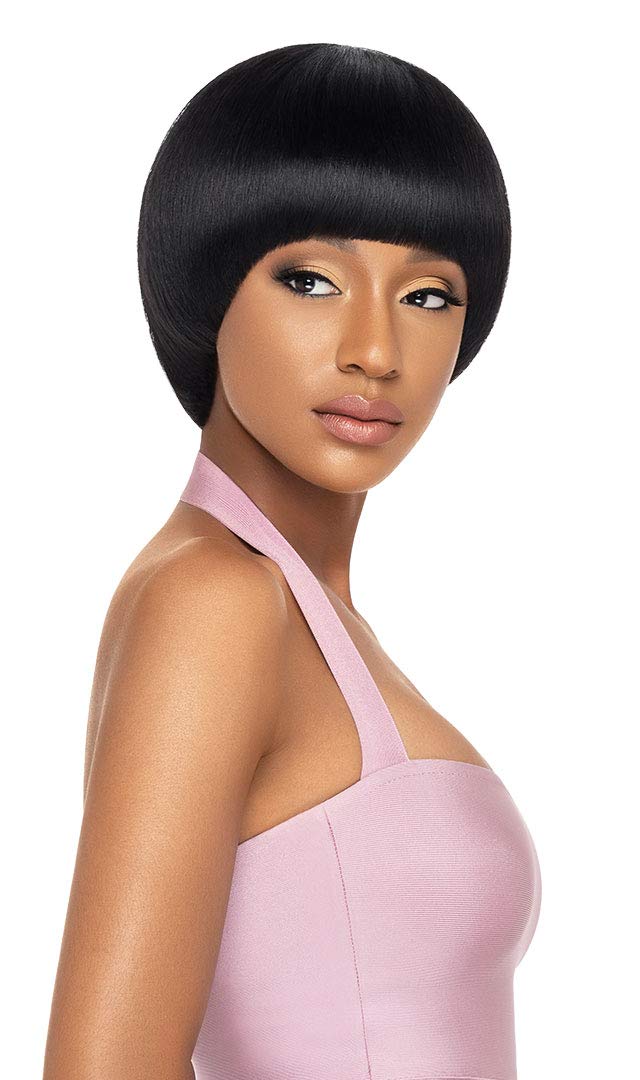 Amazon Com Outre Human Hair Wig Duby Wig Oval Fringe 1 Beauty