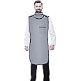 Healthible 0.5mmPb Lead Apron with Thyroid Shield Collar - Xray Apron Lead Apron for X-Rays(Grey)