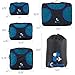 PCubes 4 Piece Packing Cubes Set, Lightweight Travel Luggage Packing Organizers