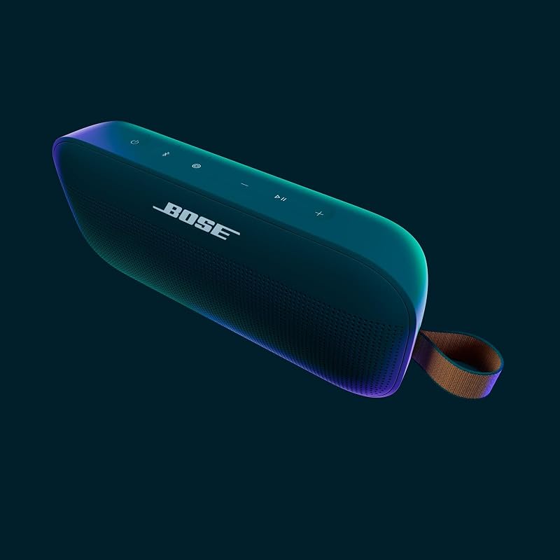 SoundLink Flex (2.ª Gen.), Altavoz portátil inalámbrico con Bluetooth pequeño y Potente para Fiestas al Aire Libre, hasta 12h de autonomía, Resistente al Agua IP67 y al Polvo, Azul crepúsculo