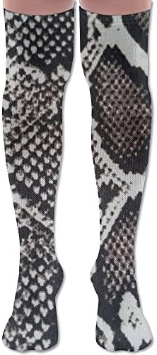 Unisex Snakeskin Athletic Stockings 60cm Long Sock One Size