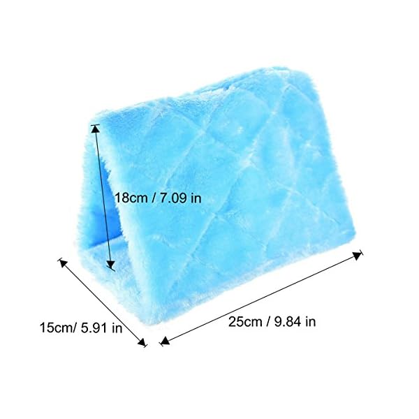 MATT SAGA Nido D'uccello Pappagallo d'inverno Caldo Amaca Appesa Grotta Gabbia Peluche Pappagallo Giocattolo Letto…