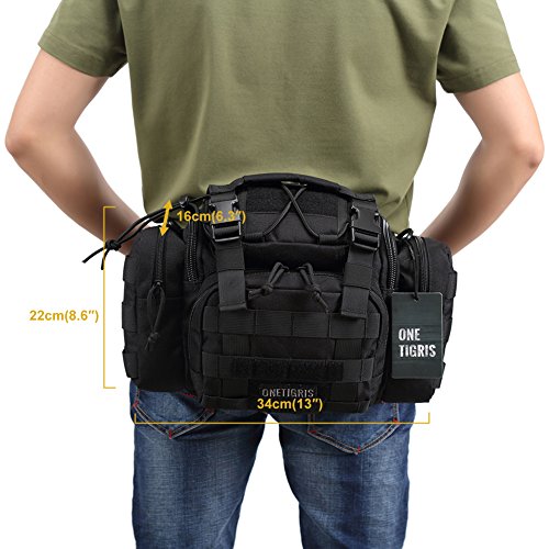 Tactical Deployment Bag with Shoulder and Waist Strap
