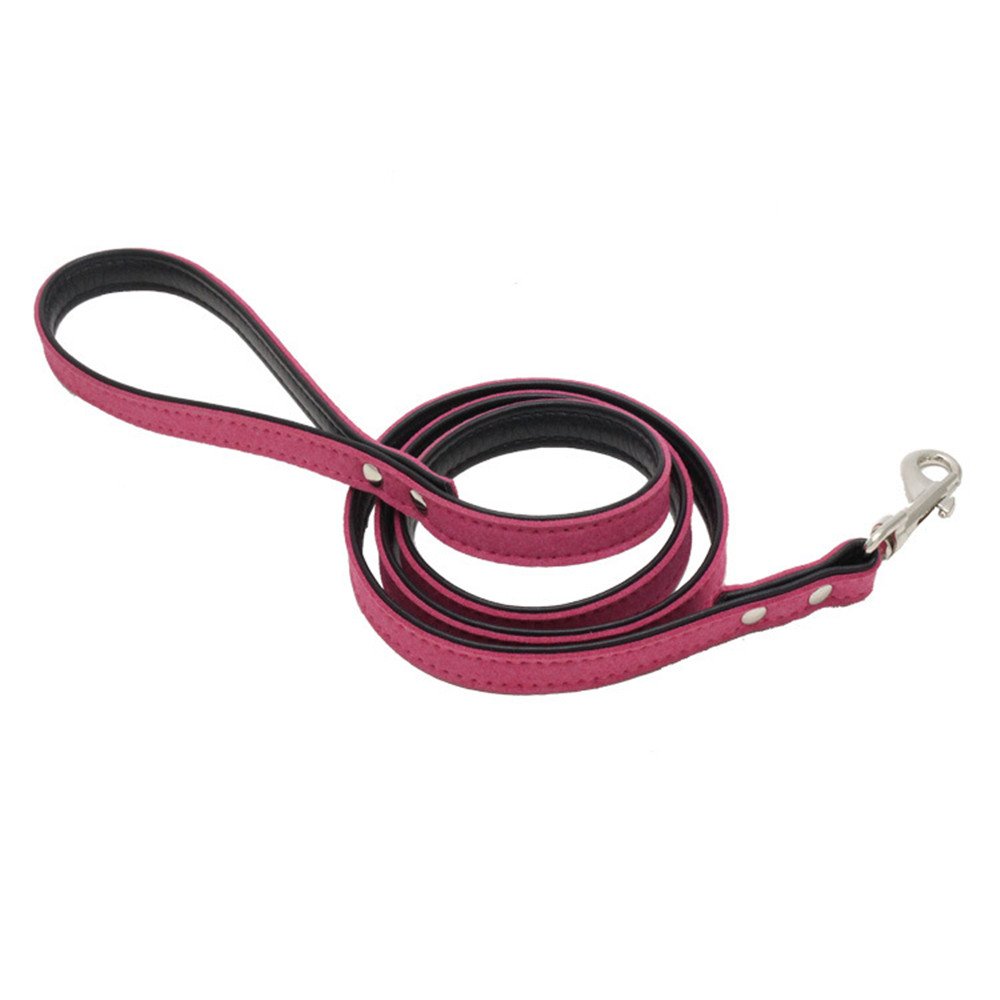 Taiguang Fashion Faux Leather Dog Leash Puppy Pet Walking