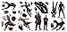 RoomMates RMK3804SCS Black Panther Characters Peel and Stick Wall Decals Black, Blue 1.61 