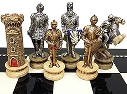 HPL Medieval Times Crusades Gold and Silver Armored