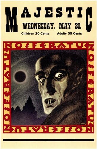 Amazon.com: Nosferatu, a Symphony of Horror - Movie Poster - 11 x 17:  Prints: Posters & Prints
