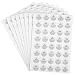 Willbond Candle Warning Stickers Candle Jar Container Labels Wax Melting Safety Stickers,&nbsp;1.2 Inch Circles (320) primary