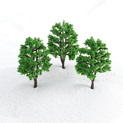 NUOLUX 20pcs Model Trees Landscape 1:150 7.5cm Model Train Scenery Landscape N Scale