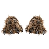 Wishpets Grizzly Bear Paw Slippers