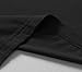 Esenchel Women's Short Sleeve Tunic Shirt Loose Fit Leggings Top L Black