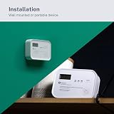 Defender 10 Year Carbon Monoxide Alarm Battery Powered EN50291 LCD view 4
