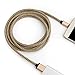 Micro USB Charger cable,Power-7 2-Pack(6ft) Durable Braided Fast Charge and Sync Cord for Samsung Galaxy S7 Edge S6 S4 S3,Note 3 4 5,Moto G4 G5 Plus,LG G3 G4,Windows,ZTE, More (Gold/Red)