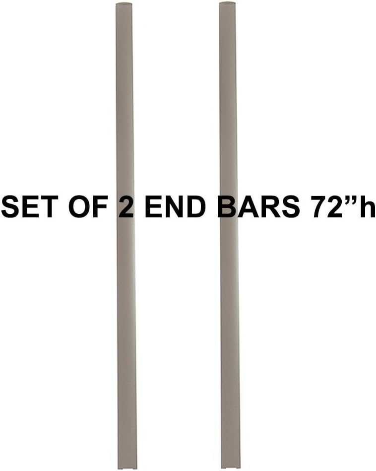 GOF Office Partition Single Panel (2 End Bars 72" h)