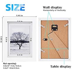 Egofine 5x7 Picture Frame Made of Solid