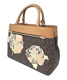 Michael Kors Hailee Medium Satchel Floral Parches