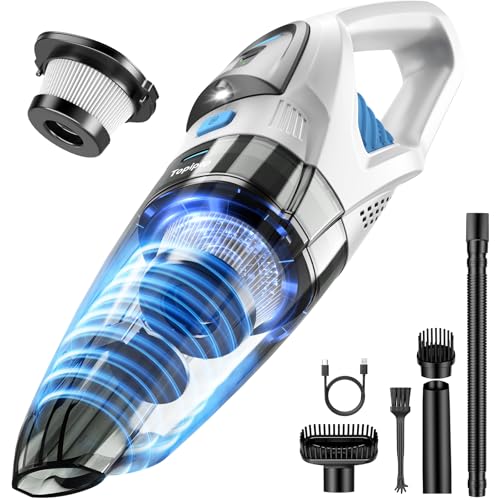 Topipop Handstaubsauger Akku Kabelloser Handheld Vacuum Cleaner