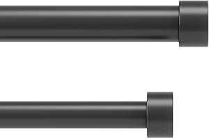 Umbra 1014401-111 Cappa Double Curtain Rod - Modern Telescopic Curtain Rod 66-120