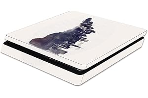 MightySkins Skin Compatible with Sony PS4 Slim Console - City Fox | Protective, Durable, and Unique Vinyl Decal wrap Cover | 