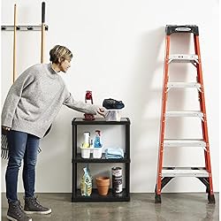 Gracious Living 3 Shelf Fixed Height Solid Light
