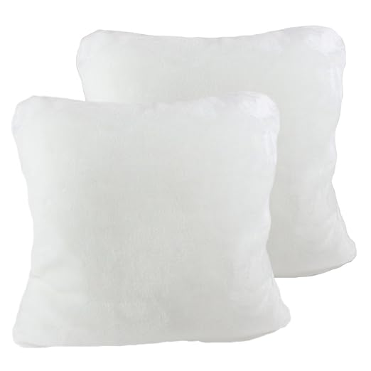 Gözze Kissenbezug 2er-Set, Cashmere-Feeling, 50 x 50 cm, Wollweiß, 40132-00-A2