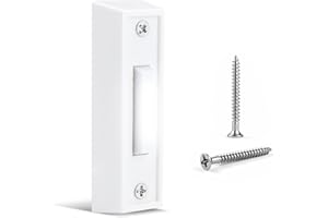 Lighted Doorbell Button, Wired Door Bell Push Button Replacement Door Bell Push Buttons LED Door Chime Wall Mounted Doorbell 