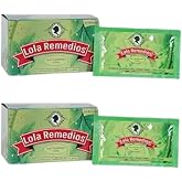 Lola Remedios Food Supplement Syrup - Pack of 2 - Total 24 Sachets, 12 Sachets Per Box - All Natural Ingredients Honey, Ginger, Mint, Clove and Fennel