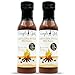 Simple Girl Carolina Style BBQ Sauce - Low Calorie, Sugar-Free, Vegan Friendly, Gluten Free, Fat Free, MSG Free - 12 oz Bottle (2 Pack)