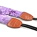 LIFEMATE Scarf Camera Strap,DSLR Camera Strap Universal Neck Strap,Fabric of Bohemia Floral Scarf Camera Strap (Ink Painting Purple)