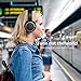 Active Noise Cancelling Headphones, iDeaPlay V206 Bluetooth Headphones, Wireless Over Ear Headset with Microphone,24 Hours Playtime, Comfortable Headphones for TV, Airplane – Blackthumb 1