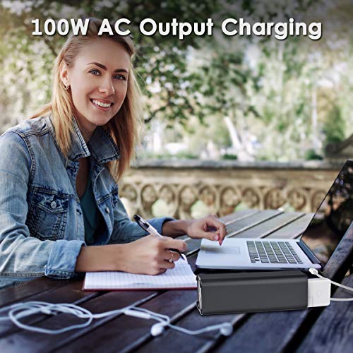 AC Outlet Portable Laptop Power Bank, Universal 116Wh/31200mAh 100W